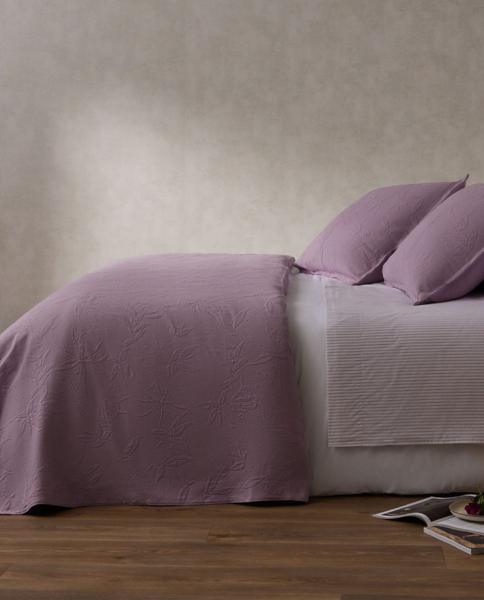 Couvre-lit Tobago Mauve