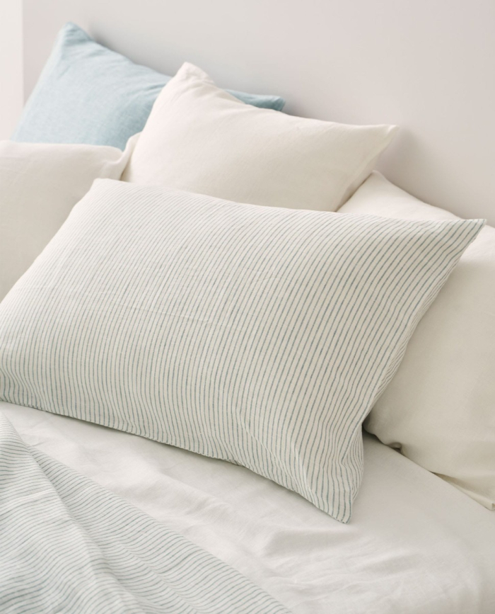 Fundas de Almohada Flax Agua