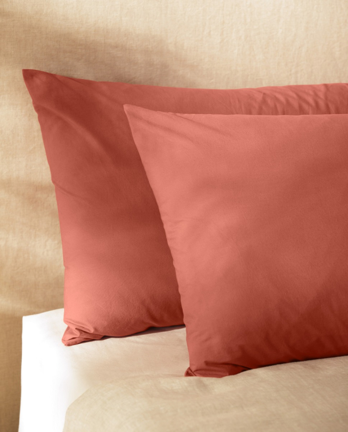 Fundas de Almohada de Algodón Lavado Florencia Grana