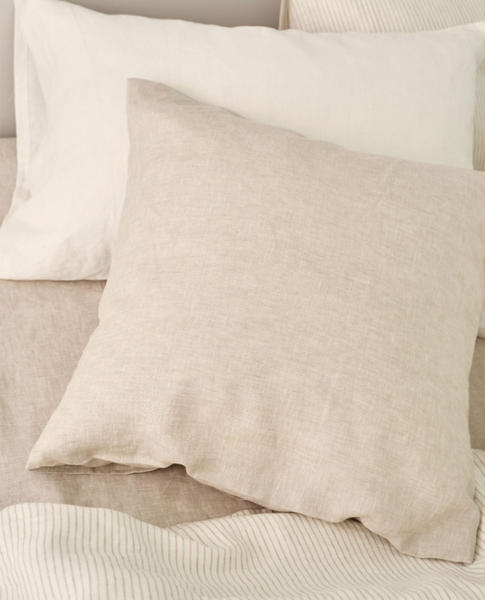 Cushion Covers Linen Beige (Pack 2 units)
