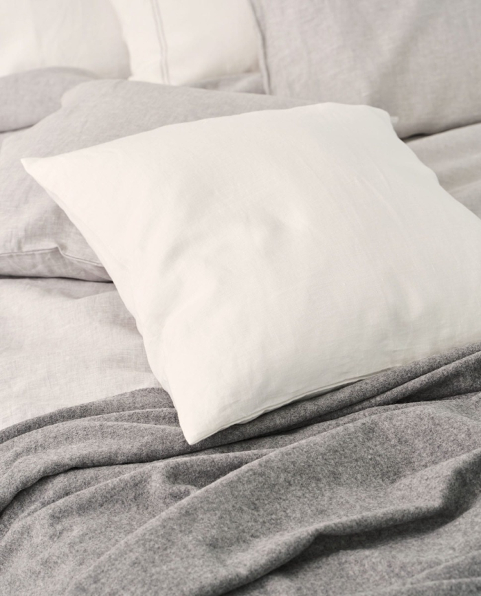 Cushion Covers Linen White (Pack 2 units)