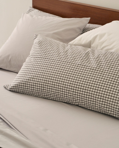 Pillow Case Aran Grey