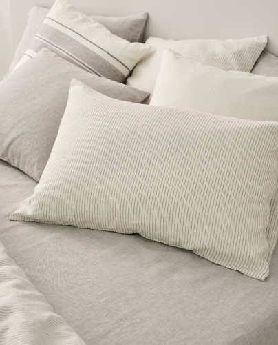 Taies d'Oreiller Flax Gris