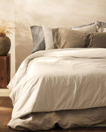 Duvet Cover Washed Florencia Off White