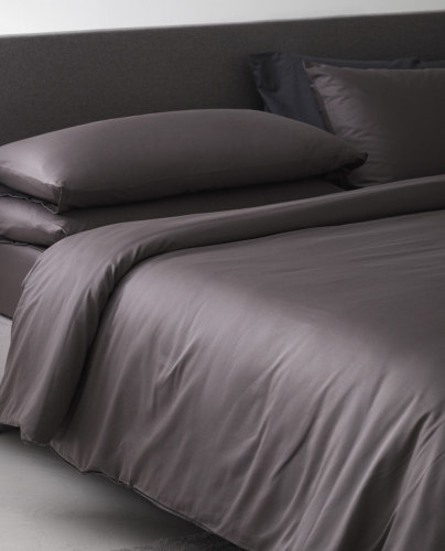 Housse de Couette Regnant Taupe Matte