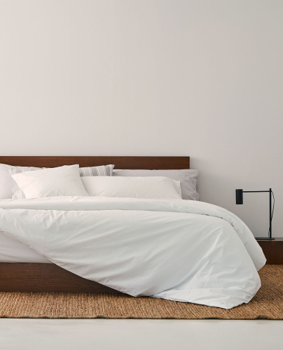 Duvet Cover Cotton White - Mattress 135/140