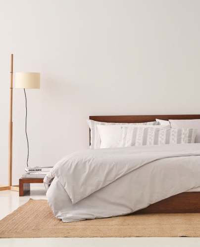Housse de Couette Cotton Gris 