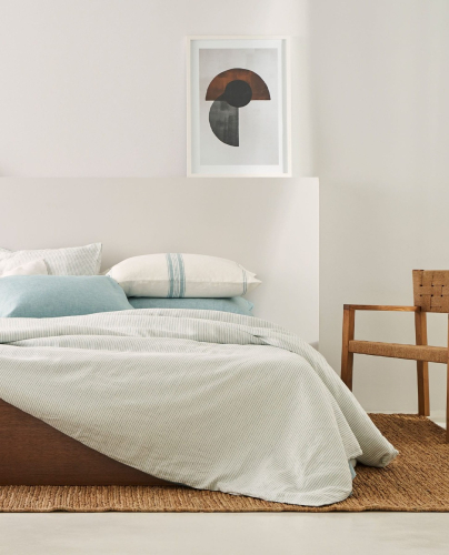 Duvet Cover Flax Water