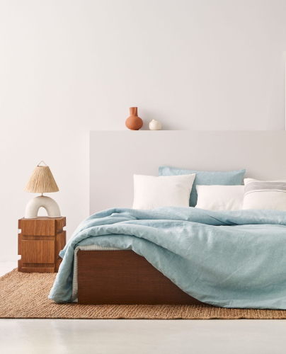 Housse de Couette Linen Eau