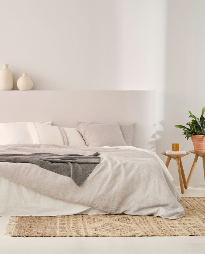 Housse de Couette Linen Gris 
