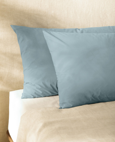 Fundas de Almohada de Algodón Lavado Florencia Agua