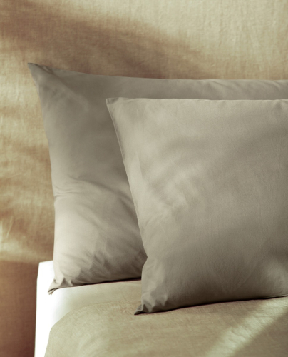 Fundas de Almohada de Algodón Lavado Florencia Verde