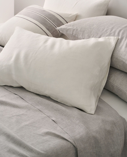 Fundas de Almohada Linen Blanco
