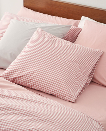 Taies d'Oreiller Aran Rose (Set de 2)