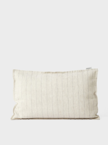 Housse de Coussin en Lin Gilles Beige 30x50 cm