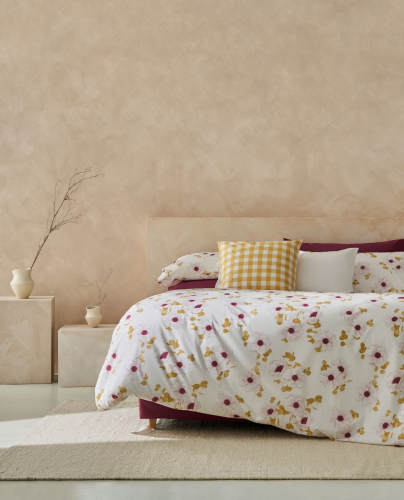 Set Housse de Couette Fiore Rose