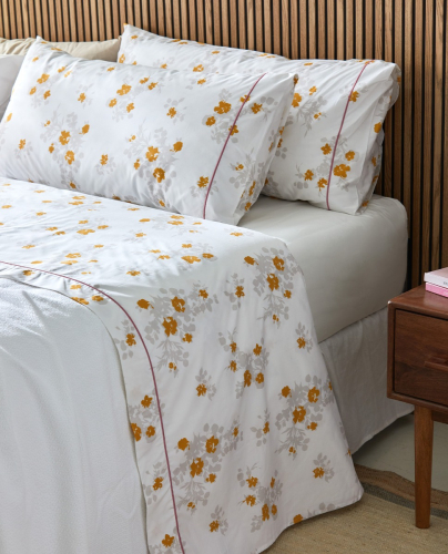 Sheet Set Vivian Orange