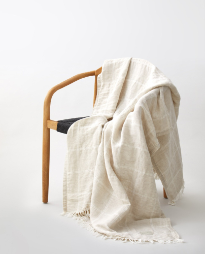 Plaid Juno Beige