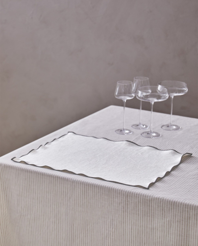 Mantel Individual Monique Blanco Roto (Pack 2 Unidades)