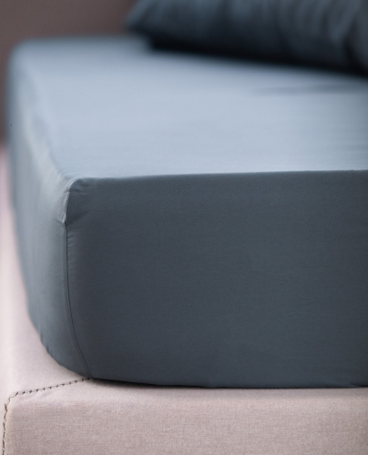 Fitted Sheet Regnant Blue Matte