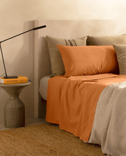 Flat Sheet Washed Florencia Orange