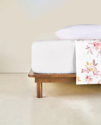 Drap Housse Percale 200 Blanc