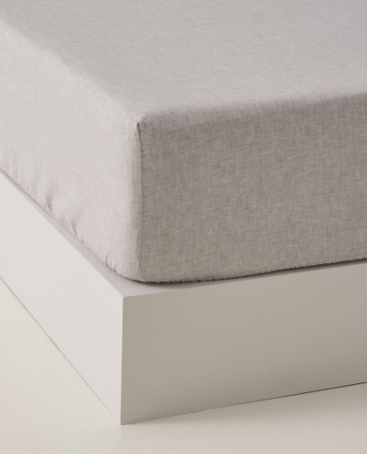 Sábana Bajera Linen Gris