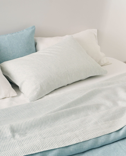 Drap plat Flax Eau